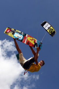 Nils Wesch beim beetle kitesurf world cup