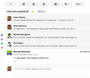 Gmail: Konversationen bald im Stil von Google+ (Foto: Google)