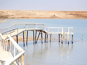 Totes Meer: Austrocknung auch ohne menschliches Zutun (Foto: Flickr/Paumier)