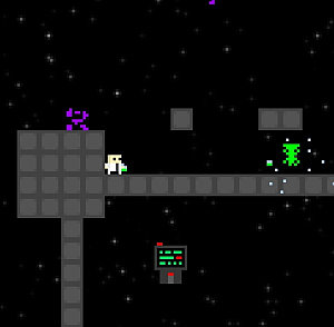 Space Station Invaders: "Angelina" baut Jump-and-Run (Foto: Screenshot)