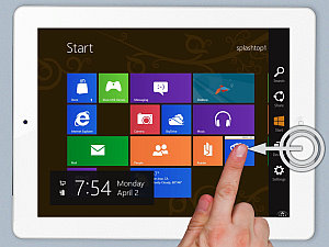 Win8 Metro Testbed: Windows 8 landet auf dem iPad (Foto: Splashtop)