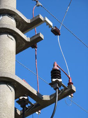 Strommast: Energieversorger auf SEPA unvorbereitet (Foto: pixelio.de/MartinBerk)