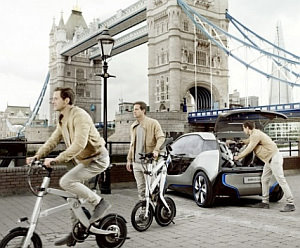 BMW-Konzept: Faltbares E-Bike für den Stadtverkehr (Foto: BMW)