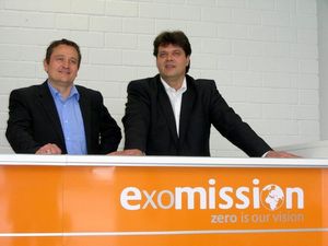 Exomission Umwelttechnik GmbH GF: Stefan Fischer (links) und Uwe Israel