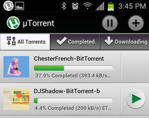 Saugen unter Android: die uTorrent-App ist da (Foto: utorrent.com)