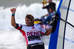 Antoine Albeau sicherte sich beim Reno Windsurf World Cup Sylt seinen siebten WM-Titel