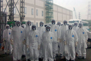 Radiografen-Team: auf Forschungsbesuch in Fukushima (Foto: lanl.gov)