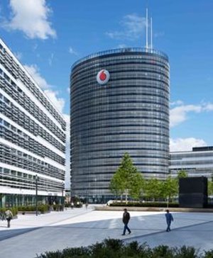 Vodafone-Sitz in Düsseldorf: Unternehmen wurde gehackt (Foto: vodafonde.de)