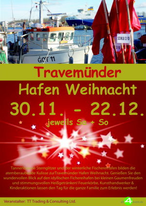 Travemünder Hafen Weihnacht