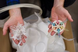 Endlosfasern: für 3D-Drucker aus Milchflaschen hergestellt (Foto: mtu.edu)