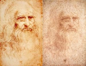 Hightech-Methode ermittelt Zustand antiker Gemälde – 600 Jahre altes Selbstportrait von Leonardo da Vinci auf dem Prüfstand