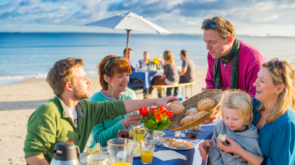 Ostsee-Strandfrühstück – ein aussichtsreicher Start in den Tag