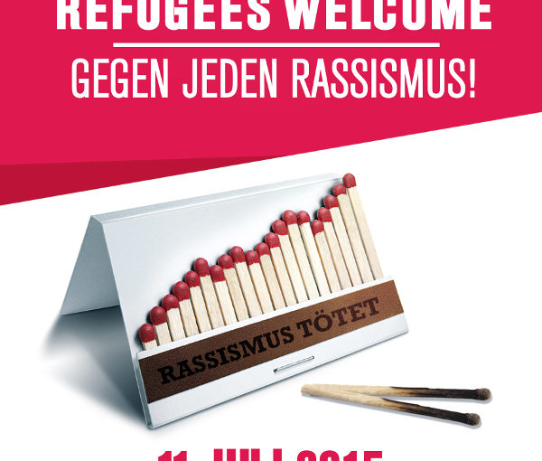 Demoveranstaltung in Lübeck: REFUGEES WELCOME – gegen jeden Rassismus!