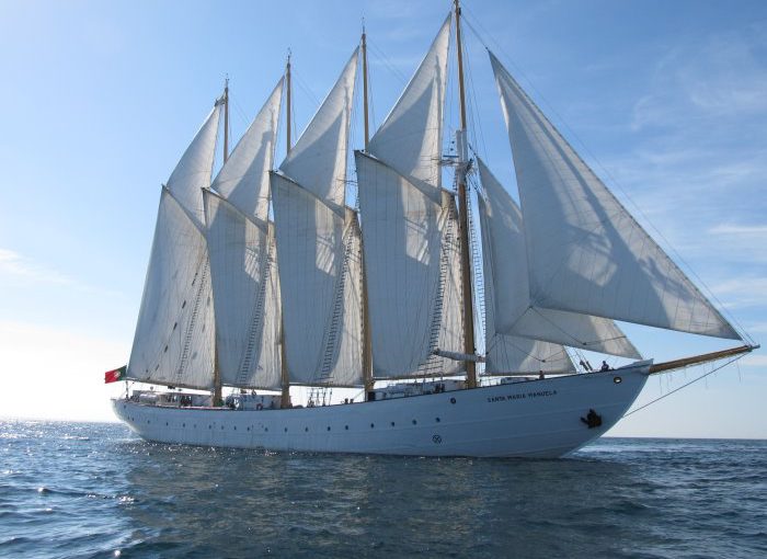11. – 16. Mai 2016 und 13. – 19. Juni 2016 – Das portugiesische Segelschulschiff Santa Maria Manuela besucht erstmalig Travemünde